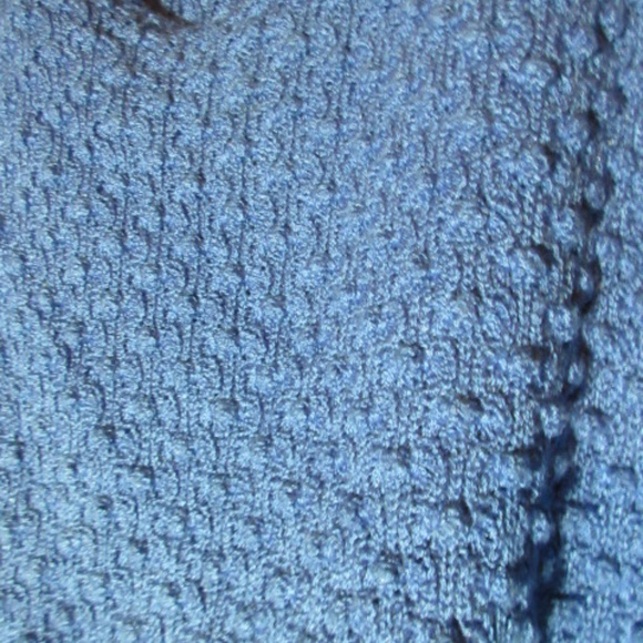 Blue BILLIE JO Scoop Neck Knotted Sweater Large - Picture 2 of 4